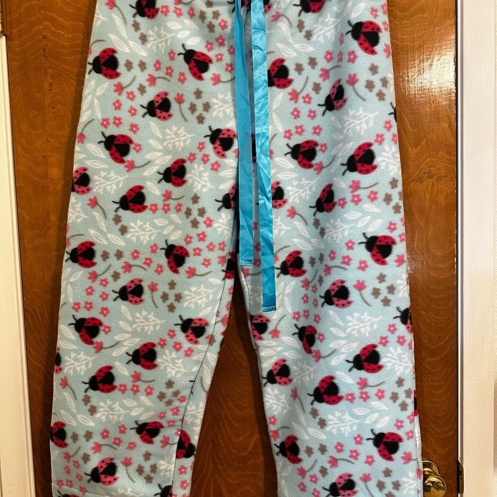 Cozy Handmade Pajamas with Ladybug Print